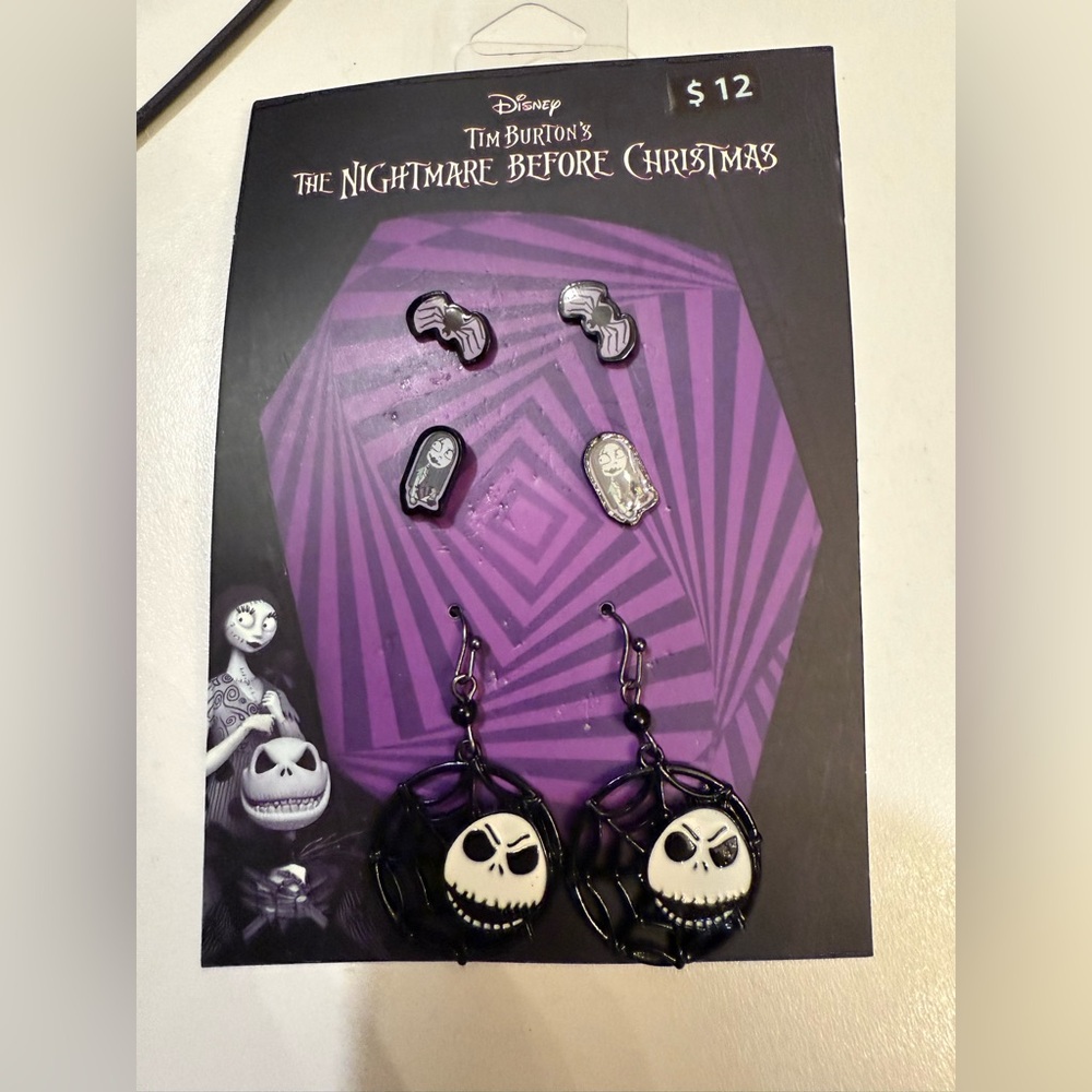 Nightmare before Christmas earring set